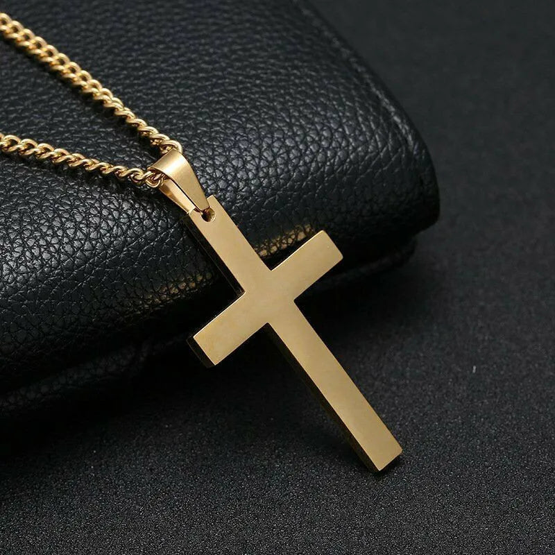 Cross Pendant Chain Necklace