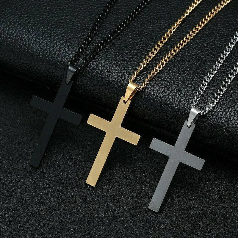 Cross Pendant Chain Necklace
